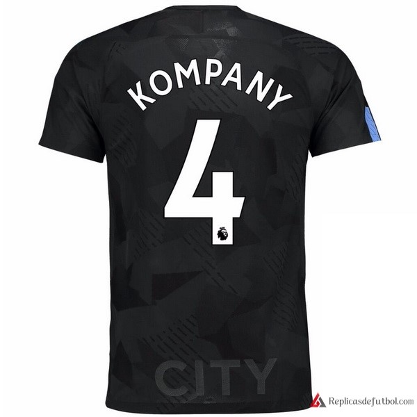 Camiseta Manchester City Tercera equipación Kompany 2017-2018